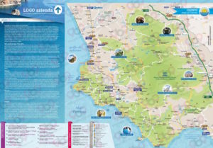 Mappa del Cilento - Cilento map - mappa Cilento - mappa personalizzata del Cilento
