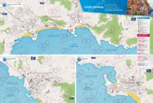 Mappa delle Cinque Terre - Cinque Terre city map - mappa delle Cinque Terre - mappa personalizzata delle Cinque Terre