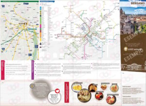 Mappa di Bergamo - Bergamo city map - mappa Bergamo - mappa personalizzata di Bergamo