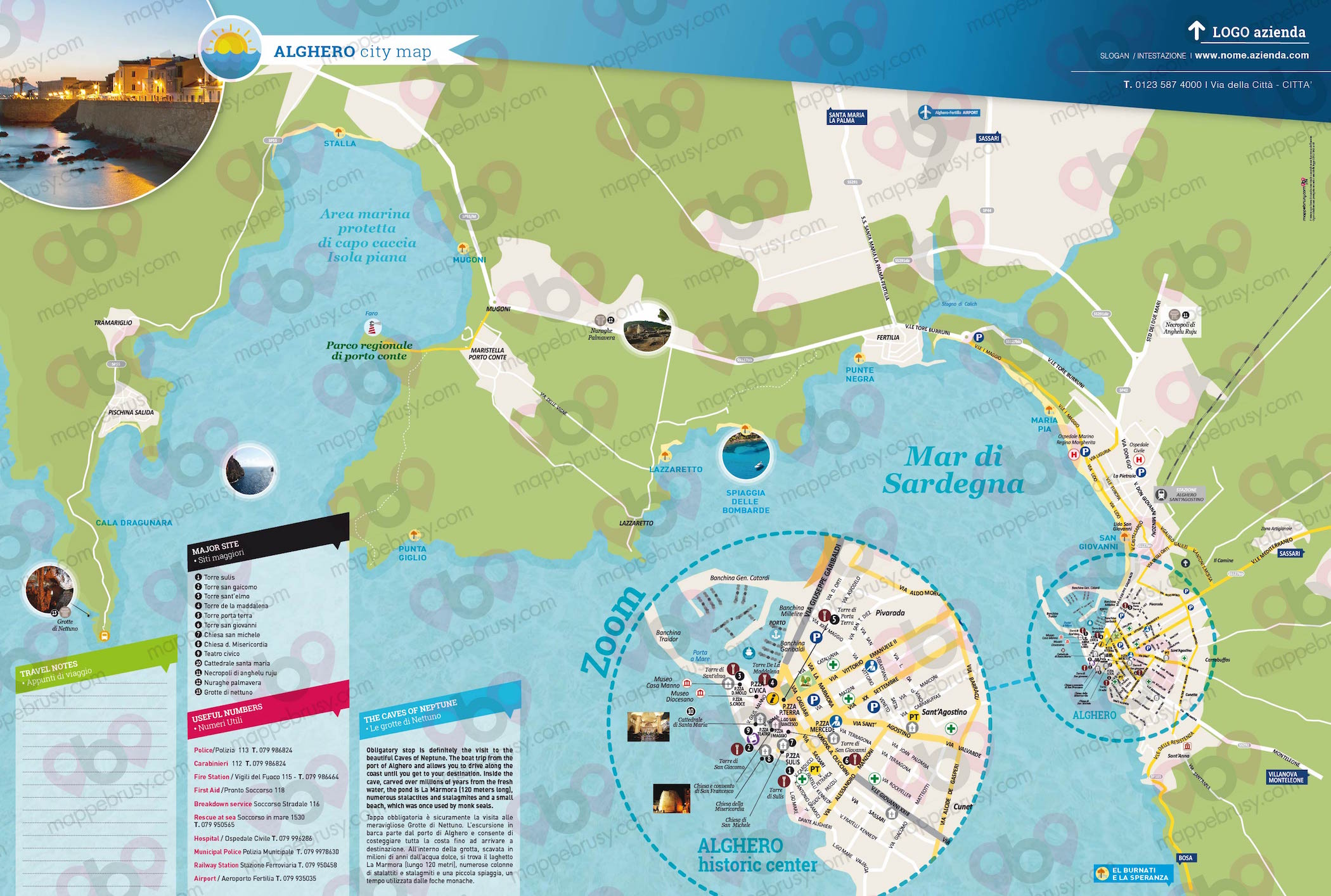 Alghero (SS) - Mappe Brusy