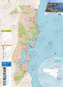 Mappa di Vendicari - Vendicari map - mappa Vendicari - mappa personalizzata di Vendicari - mappa tursitica di Vendicari