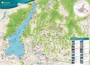 Mappa Lago di Garda - Garda Lake map - mappa del Lago di Garda - mappa personalizzata Lago di Garda - mappa tursitica Lago di Garda