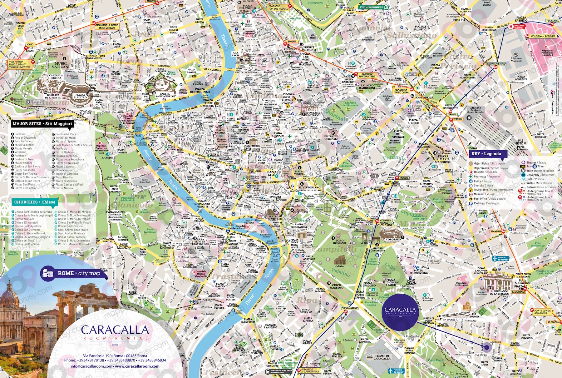 Caracalla - Mappe Brusy