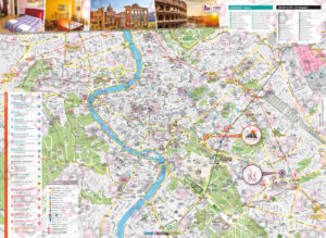 Mappa Grande personalizzata Due Passi al Colosseo - Roma