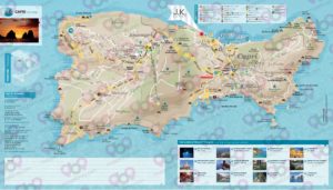 Mappa Tascabile personalizzata per Il J.K. Place Capri