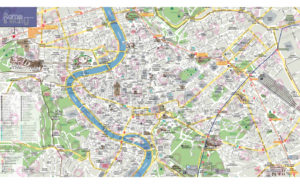 Mappa Tascabile personalizzata per Rome is Easy - Roma