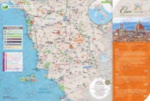 Mappa Lisica personalizzata per Ciao Tours Firenze