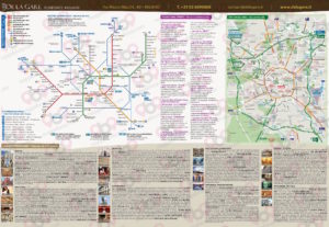 Mappa Lisicia personalizzata di Milano per Residence De La Gare