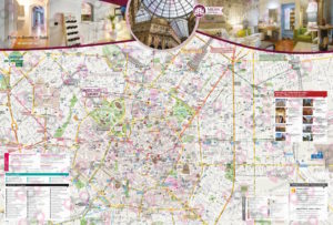 Mappa Liscia personalizzata di Milano per Moscova Luxury B&B