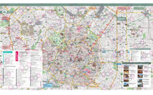 Mappa Tascabile personalizzata di Milano per Residenza delle Città