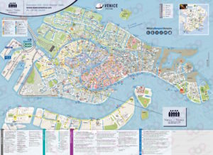 Mappa Grande personalizzata di Venezia per Views on Venice