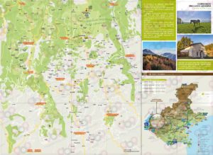 Mappa grande personalizzata dell'Altopiano della Lessinia